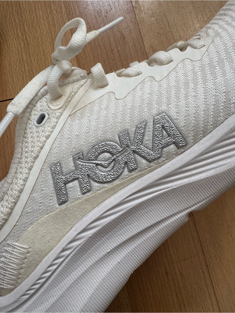 Hoka White Solimar Shoes - Picture 3 of 5